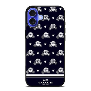 COACH NEW YORK CART iPhone 16 Case Cover COACH NEW YORK CART iPhone 16 Case Cover