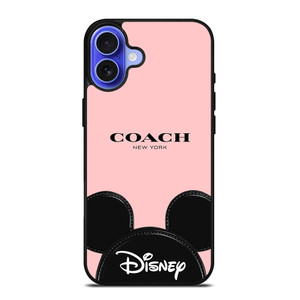 COACH NEW YORK DISNEY iPhone 16 Case Cover COACH NEW YORK DISNEY iPhone 16 Case Cover