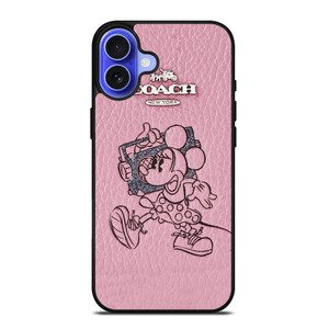 COACH NEW YORK MICKEY MOUSE iPhone 16 Case Cover COACH NEW YORK MICKEY MOUSE iPhone 16 Case Cover