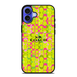 COACH NEW YORK NEW DESIGN iPhone 16 Case Cover COACH NEW YORK NEW DESIGN iPhone 16 Case Cover