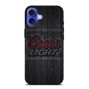 COORS LIGHT WOODEN LOGO iPhone 16 Case Cover COORS LIGHT WOODEN LOGO iPhone 16 Case Cover