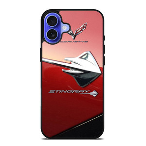 CORVETTE STINGRAY C7 EMBLEM iPhone 16 Case Cover CORVETTE STINGRAY C7 EMBLEM iPhone 16 Case Cover