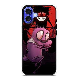 COURAGE THE COWARDLY DOG CARTOON iPhone 16 Case Cover