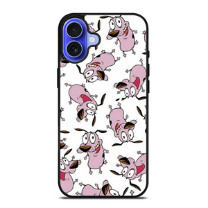 COURAGE THE COWARDLY DOG COLLAGE iPhone 16 Case Cover COURAGE THE COWARDLY DOG COLLAGE iPhone 16 Case Cover