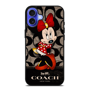 CUTE COACH MINNIE MOUSE iPhone 16 Case Cover