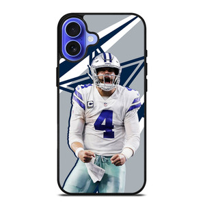 DARK PRESCOTT DALLAS COWBOYS iPhone 16 Case Cover DARK PRESCOTT DALLAS COWBOYS iPhone 16 Case Cover