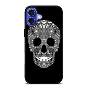 DAY OF THE DEAD SKULL iPhone 16 Case Cover DAY OF THE DEAD SKULL iPhone 16 Case Cover