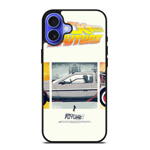 DELOREAON CAR BACK TO THE FUTURE iPhone 16 Case Cover