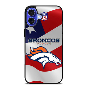 DENVER BRONCOS LOGO FOOTBALL iPhone 16 Case Cover