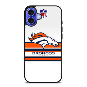 DENVER BRONCOS STRIPE LOGO iPhone 16 Case Cover