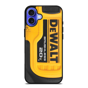 DEWALT BRUSHLESS 20V iPhone 16 Case Cover DEWALT BRUSHLESS 20V iPhone 16 Case Cover