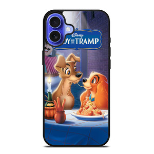 DISNEY LADY AND THE TRAMP CARTOON iPhone 16 Case Cover