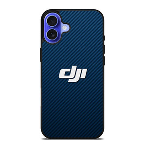 DJI DRONE CAMERA BLUE CARBON iPhone 16 Case Cover