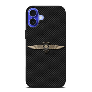 DODGE CAR BROTHERS BAGDE CARBON iPhone 16 Case Cover
