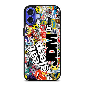 EAT SLEEP JDM iPhone 16 Case Cover