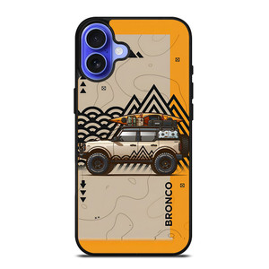 FORD BRONCO ADVENTURES CAR iPhone 16 Case Cover