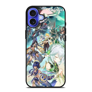 GENSHIN IMPACT MOBILE GAME CHARACTERS iPhone 16 Case Cover