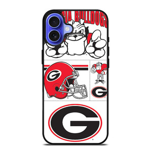 GEORGIA BULLDOGS STICKER COLLECTION iPhone 16 Case Cover