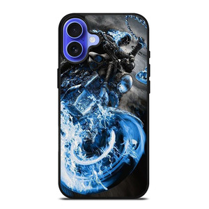 GHOST RIDER BLUE FIRE iPhone 16 Case Cover