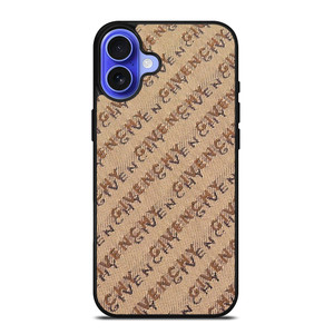 GIVENCHY PARIS LOGO PATTERN 2 iPhone 16 Case Cover