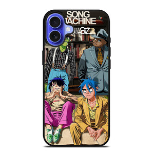 GORILLAZ BAND CARTOON iPhone 16 Case Cover GORILLAZ BAND CARTOON iPhone 16 Case Cover