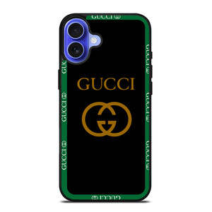 GUCCI ROUND BLACK iPhone 16 Case Cover