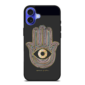 HAMSA EVIL EYE HAND OF FATIMA LOGO iPhone 16 Case Cover