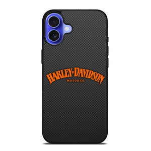 HARLEY DAVIDSON MOTOR CO CARBON iPhone 16 Case Cover