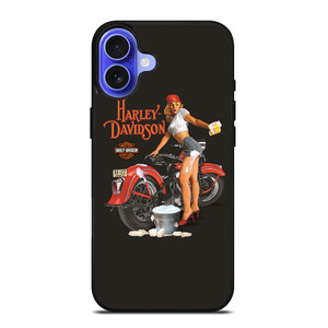HARLEY DAVIDSON SEXY GIRL iPhone 16 Case Cover