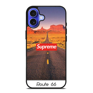 HISTORICAL ROUTE 66 US SUPREME iPhone 16 Case Cover