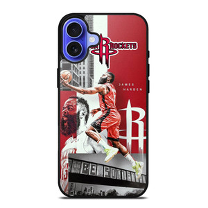 HOUSTON ROCKETS JAMES HARDEN 13 NBA iPhone 16 Case Cover