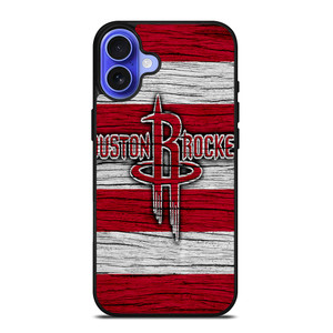 HOUSTON ROCKETS WOODEN LOGO iPhone 16 Case Cover