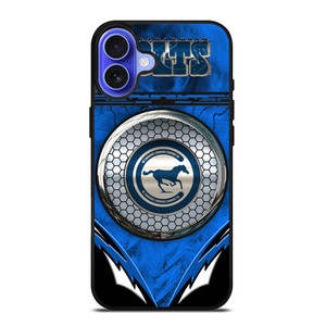 INDIANAPOLIS COLTS METAL LOGO iPhone 16 Case Cover