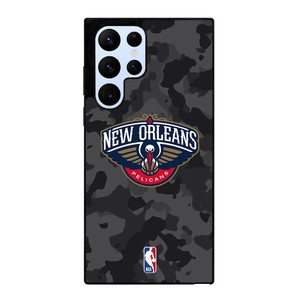 NEW ORLEANS PELICANS BLACK CAMO Samsung Galaxy S22 Ultra Case Cover