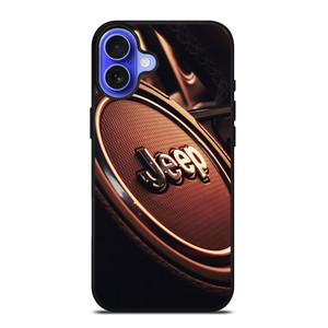 JEEP STEERING WHEEL LOGO iPhone 16 Case Cover JEEP STEERING WHEEL LOGO iPhone 16 Case Cover