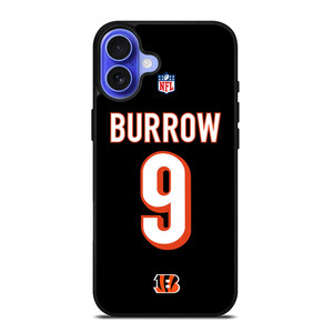 JOE BURROW CINCINNATI BENGALS KIT iPhone 16 Case Cover