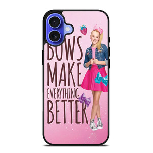 JOJO SIWA BOWS MAKE EVERYTHING BETTER iPhone 16 Case Cover