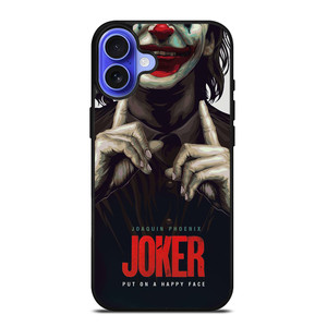 JOKER JOAQUIN PHOENIX PUT ON A HAPPY FACE iPhone 16 Case Cover