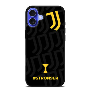 JUVENTUS FC CHAMPIONS STRONGER iPhone 16 Case Cover JUVENTUS FC CHAMPIONS STRONGER iPhone 16 Case Cover