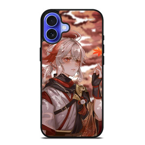 KAEDEHARA KAZUHA GENSHIN IMPACT GAME iPhone 16 Case Cover KAEDEHARA KAZUHA GENSHIN IMPACT GAME iPhone 16 Case Cover