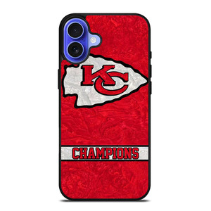 KANSAS CITY CHIEFS CHAMPIONS iPhone 16 Case Cover