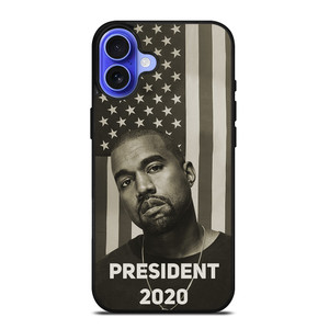 KANYE WEST 2020 USA PRESIDENT iPhone 16 Case Cover KANYE WEST 2020 USA PRESIDENT iPhone 16 Case Cover
