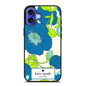 KATE SPADE BLUE FLORAL iPhone 16 Case Cover