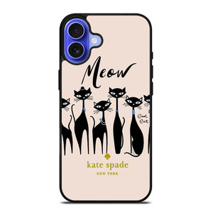 KATE SPADE MEOW CAT iPhone 16 Case Cover KATE SPADE MEOW CAT iPhone 16 Case Cover