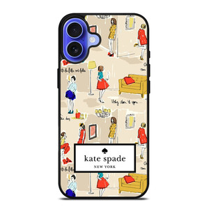 KATE SPADE NEW YORK ART iPhone 16 Case Cover KATE SPADE NEW YORK ART iPhone 16 Case Cover