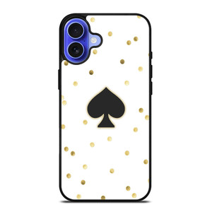 KATE SPADE NEW YORK LOGO GOLD iPhone 16 Case Cover KATE SPADE NEW YORK LOGO GOLD iPhone 16 Case Cover
