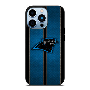 CAROLINA PANTHERS NFL METAL STRIPE iPhone 13 Pro Max Case Cover