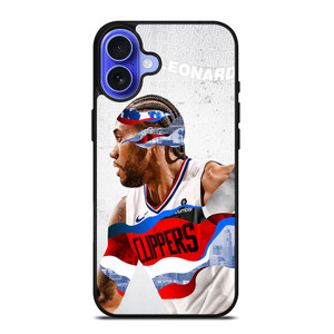 KAWHI LEONARD LOS ANGELES CLIPPERS iPhone 16 Case Cover