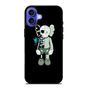 KAWS SKELETON iPhone 16 Case Cover KAWS SKELETON iPhone 16 Case Cover