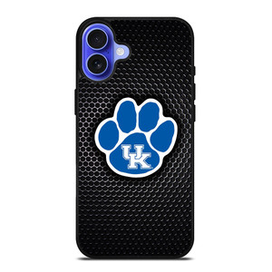 KENTUCKY WILDCATS METAL LOGO iPhone 16 Case Cover KENTUCKY WILDCATS METAL LOGO iPhone 16 Case Cover